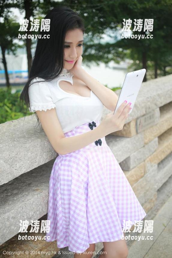 MyGirl美媛馆 - 潘娇娇图包的白色！总有种小清新的味道，但妙处在哪？谁能说得清？