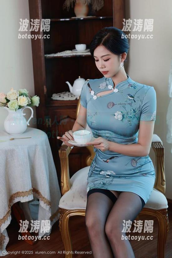 Xiuren秀人网 - 翻看原图，才发现徐莉芝Botty和这旗袍似乎不太搭