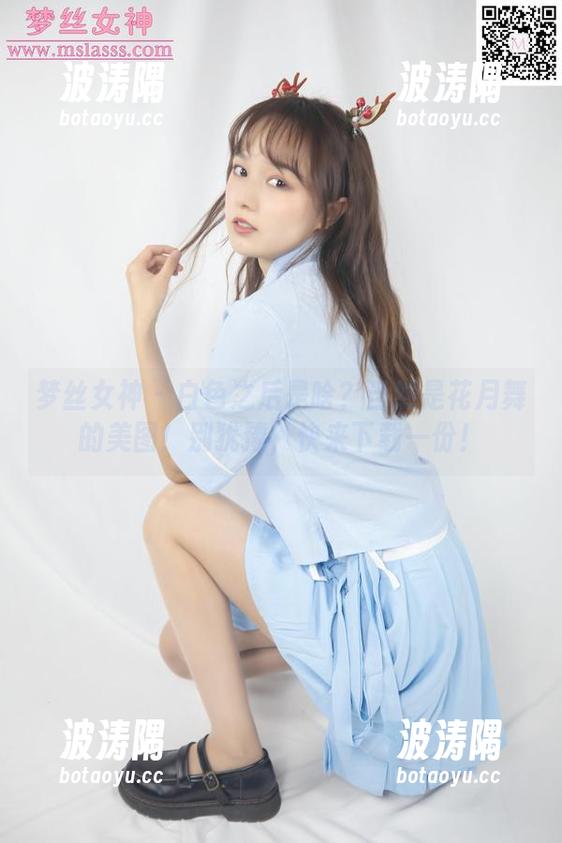 梦丝女神 - 白色之后是啥？当然是花月舞的美图！别犹豫，快来下载一份！